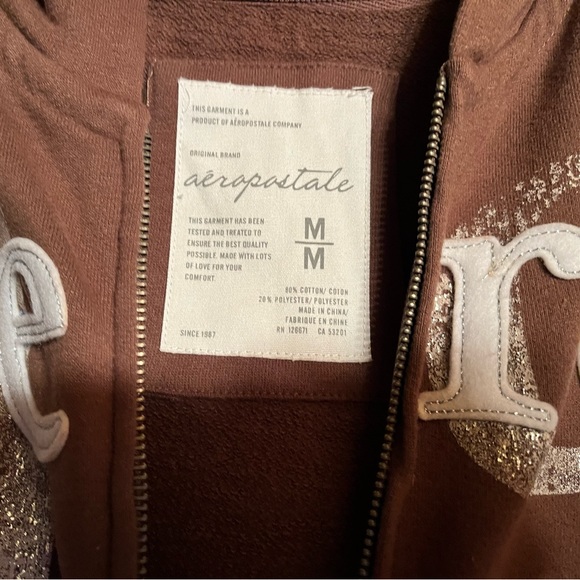 Hollister short sleeve zip up hoodie M - Picture 2 of 3